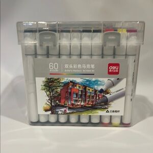 Deli Artist's Markers Set - 60 Colors